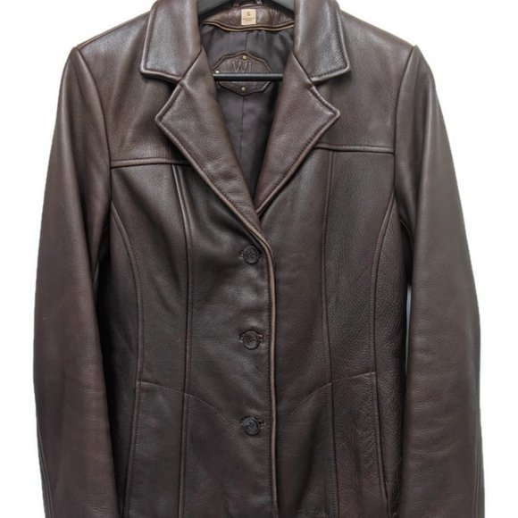 Wilsons Leather Women's Jacket in Brown Size Small - Picture 7 of 8